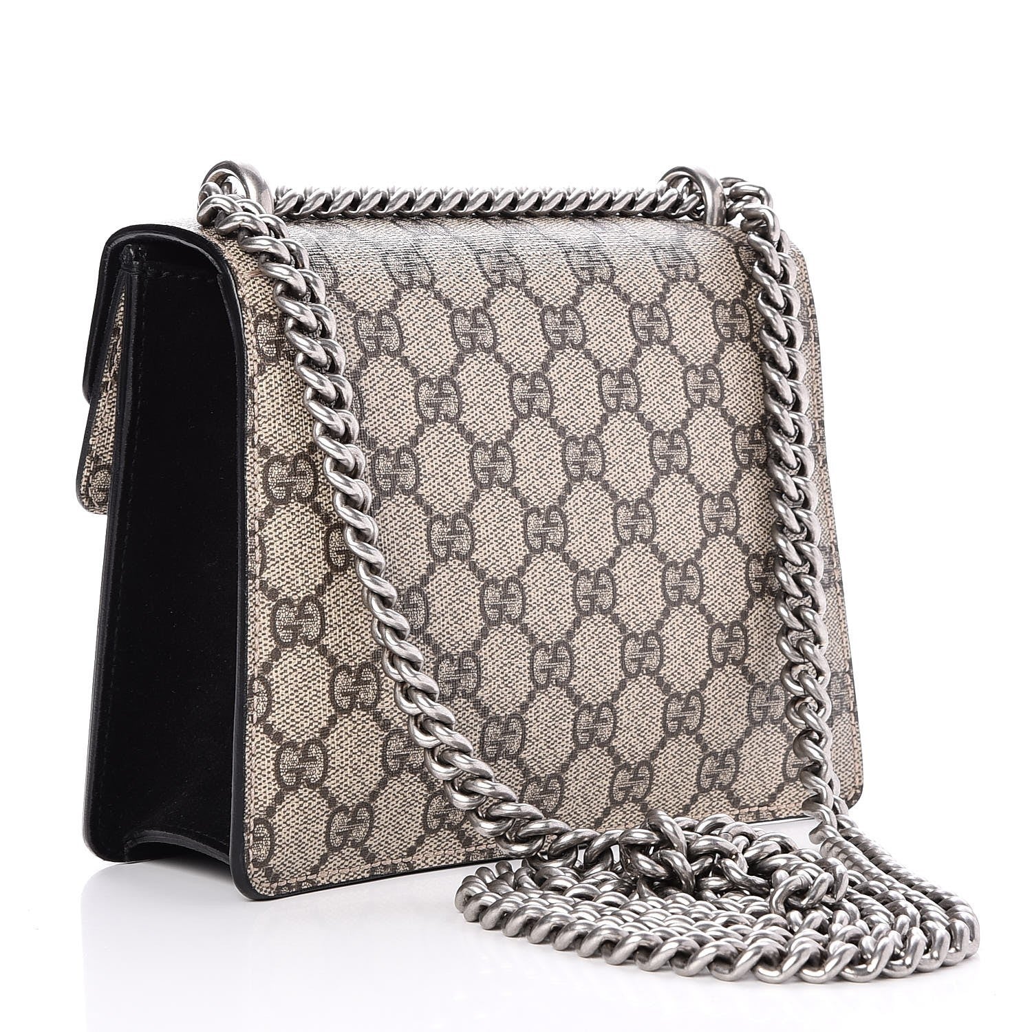 Gucci GG Supreme Monogram Mini Dionysus Shoulder Bag Black 4 of 8
