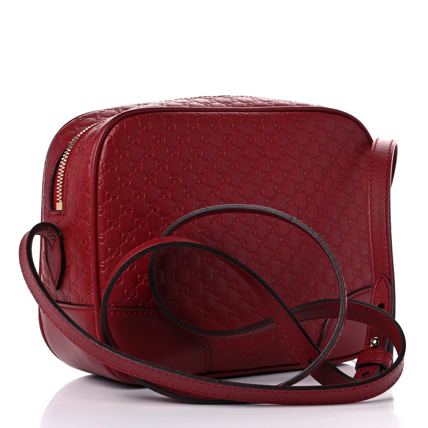 Microguccissima Mini Bree Messenger Bag Red