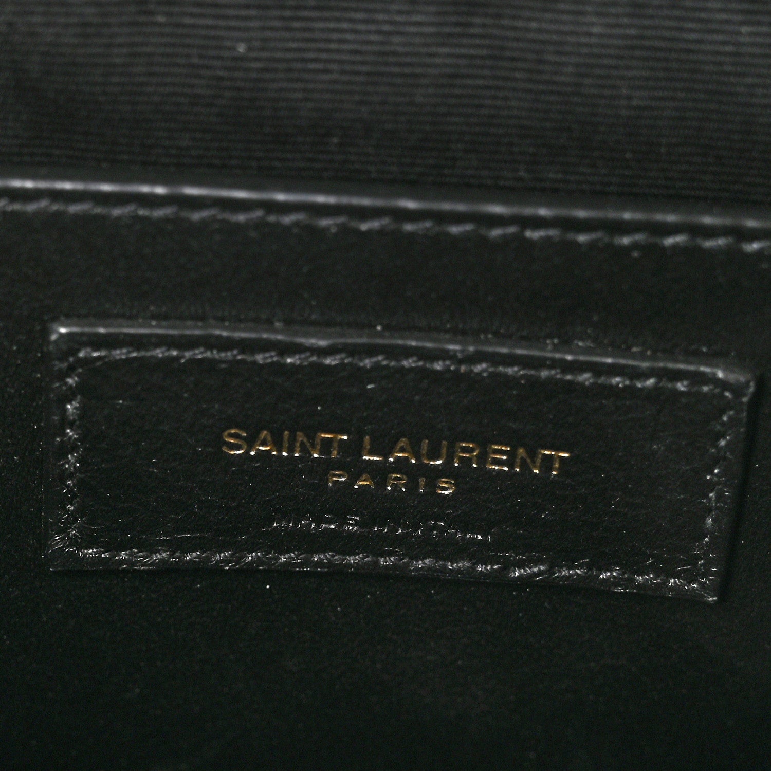 Saint Laurent Grain de Poudre Quilted 80's Vanity Bag Dark Beige 6 of 10