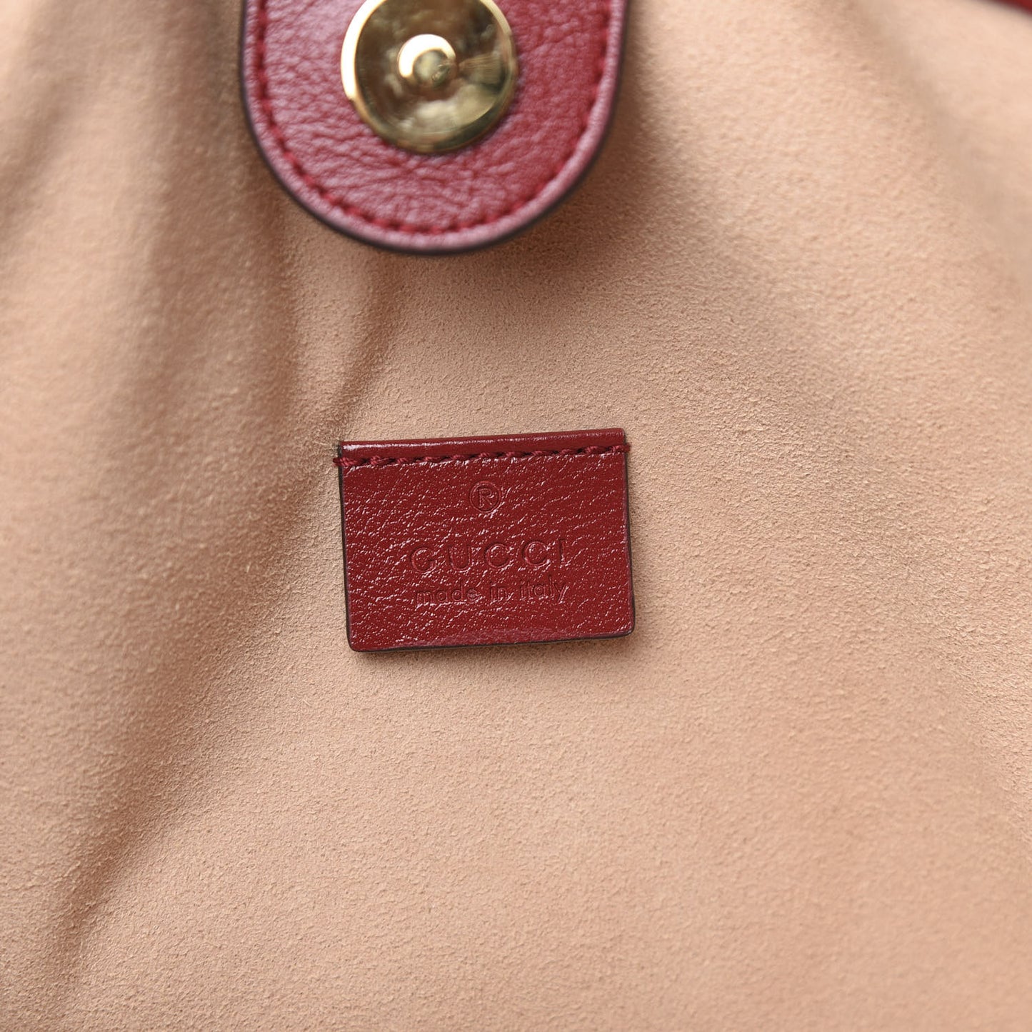 Calfskin Large Rajah Chain Tote Romantic Cherry