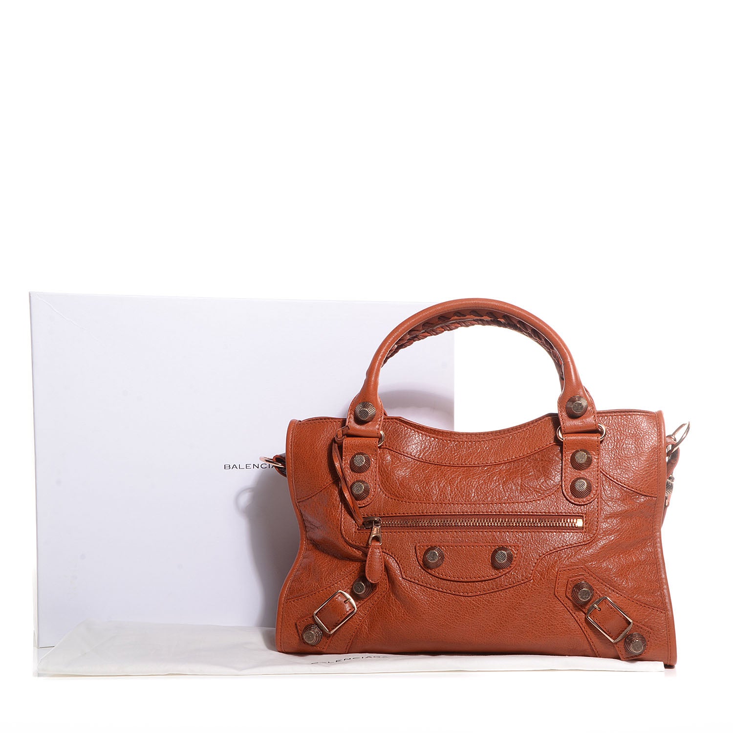 Balenciaga Agneau Giant 21 Rose Gold Hardware City Orange Brulee 12 of 12