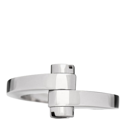 Cartier 18K White Gold Menotte Ring 59 8.75 1 of 6