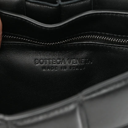 Bottega Veneta Lambskin Maxi Intreccio Padded Chain Cassette Crossbody Bag Black 5 of 11