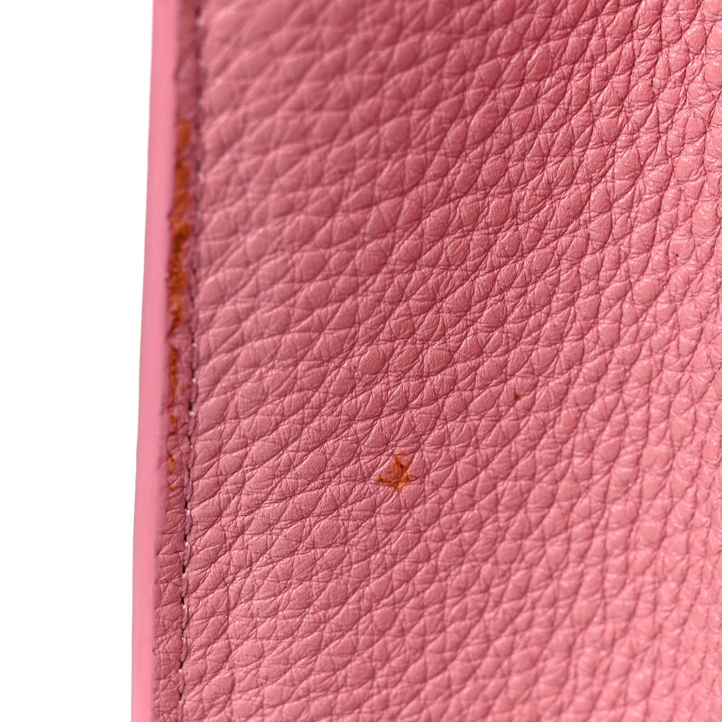 Tumbled Calfskin Large Sun Bag Peony