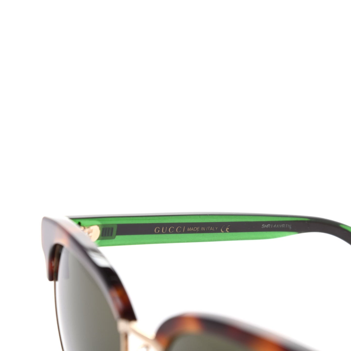 Acetate Square Frame Web Sunglasses GG0056S Tortoise
