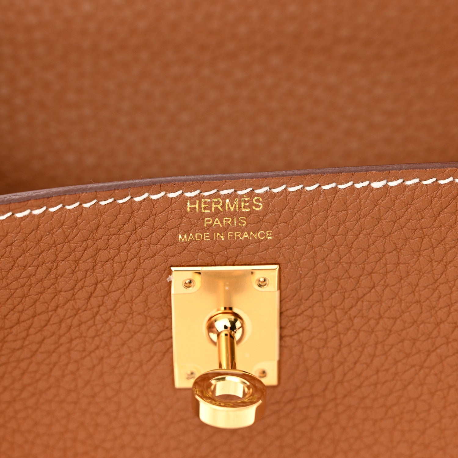 Hermes Togo Kelly Retourne 25 Gold 6 of 10