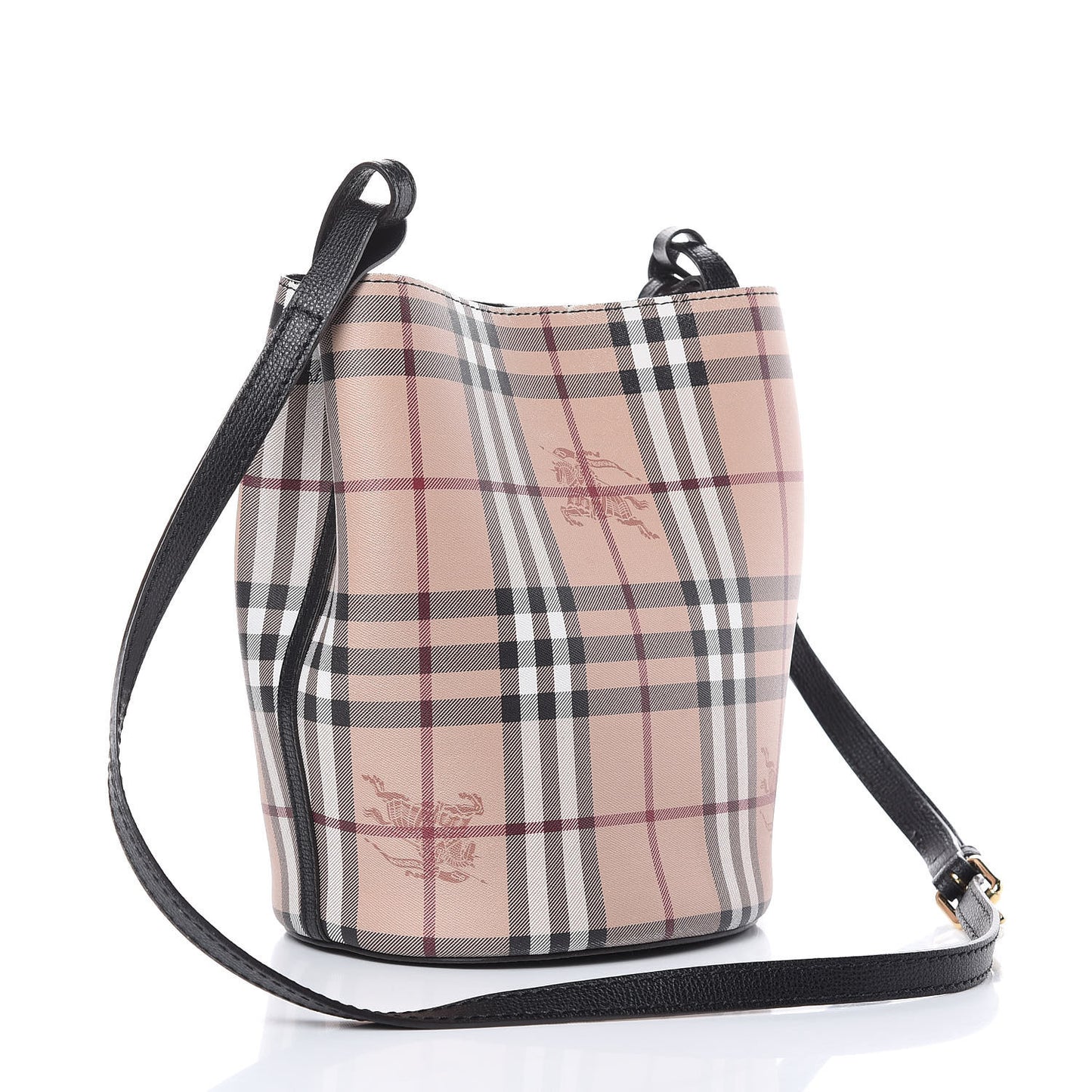 Haymarket Check Colours Small Lorne Bucket Crossbody Black