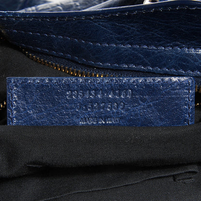 Balenciaga Agneau Giant 12 Gold Hardware Town Bleu Mineral 7 of 15
