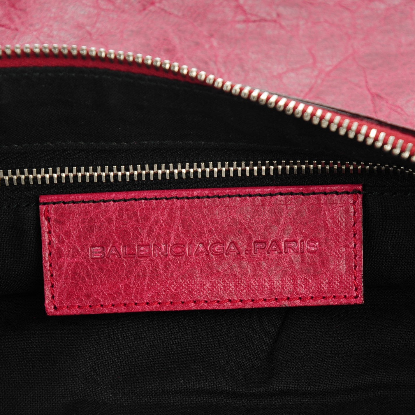 Balenciaga Agneau Giant Brogues Hardware Flat Handle Clutch Pourpre 6 of 7