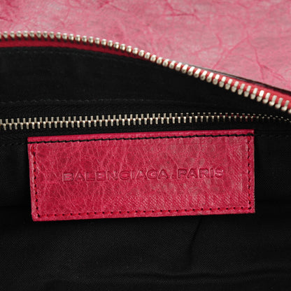 Balenciaga Agneau Giant Brogues Hardware Flat Handle Clutch Pourpre 6 of 7