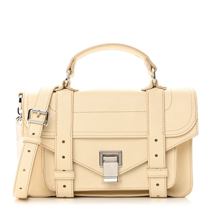 Proenza Schouler Lambskin Tiny PS1 Satchel Pale Sand 1 of 9