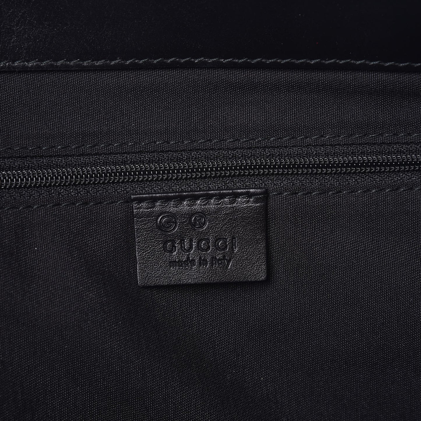 Monogram Crest Tote Green Black
