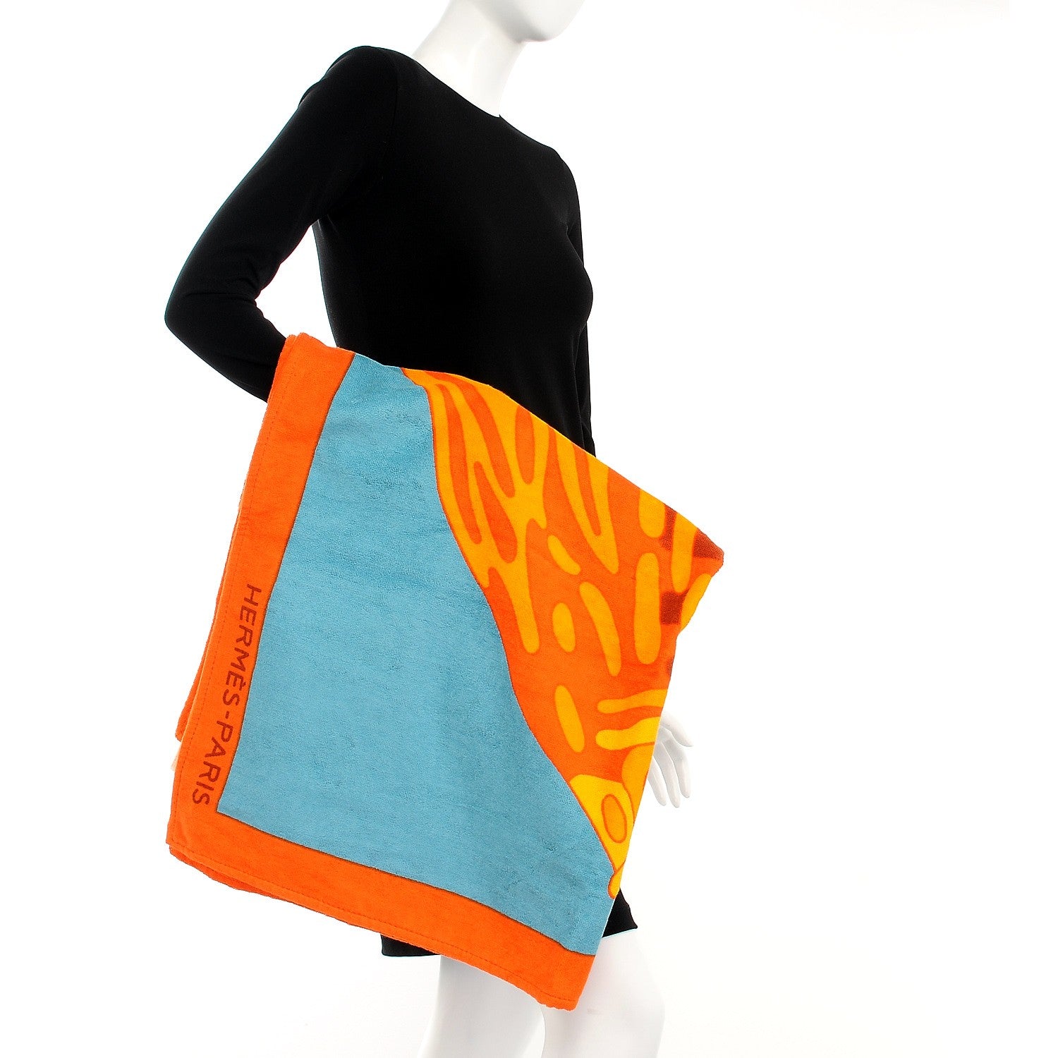 Hermes Cotton Terry Printed Beach Towel 2 of 6