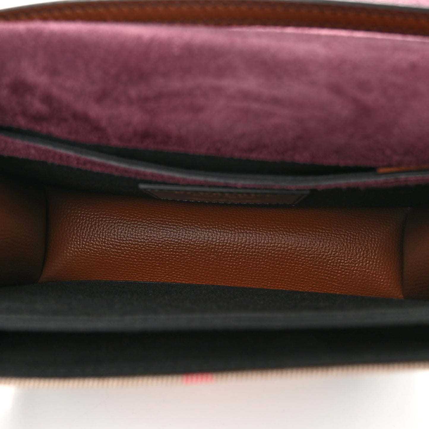 Derby Calfskin House Check Small Macken Crossbody Bag Tan