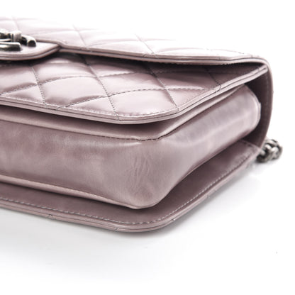 Chanel Glazed Calfskin Medium Perfect Edge Flap Grey 6 of 10