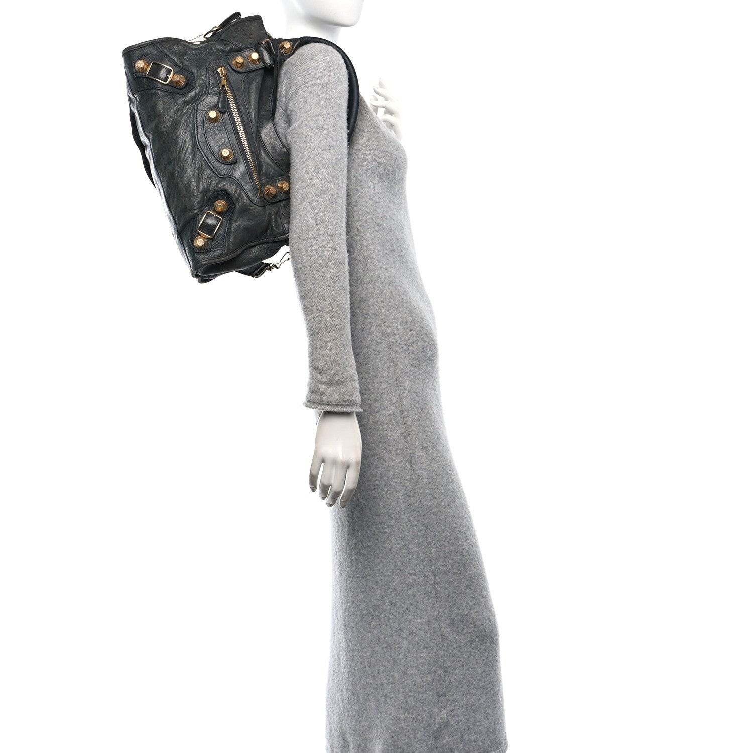 Balenciaga Agneau Giant 21 Gold Hardware City Anthracite 2 of 13