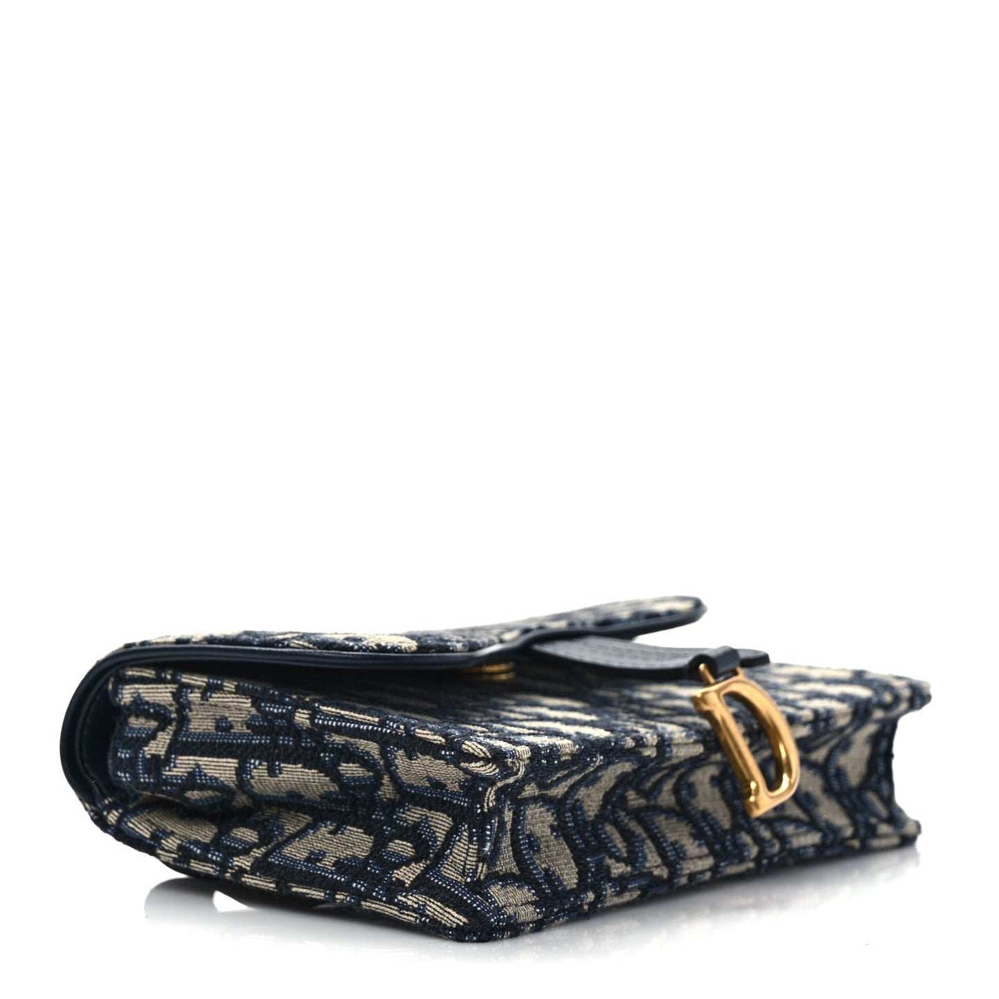 Oblique Saddle Belt Bag Blue