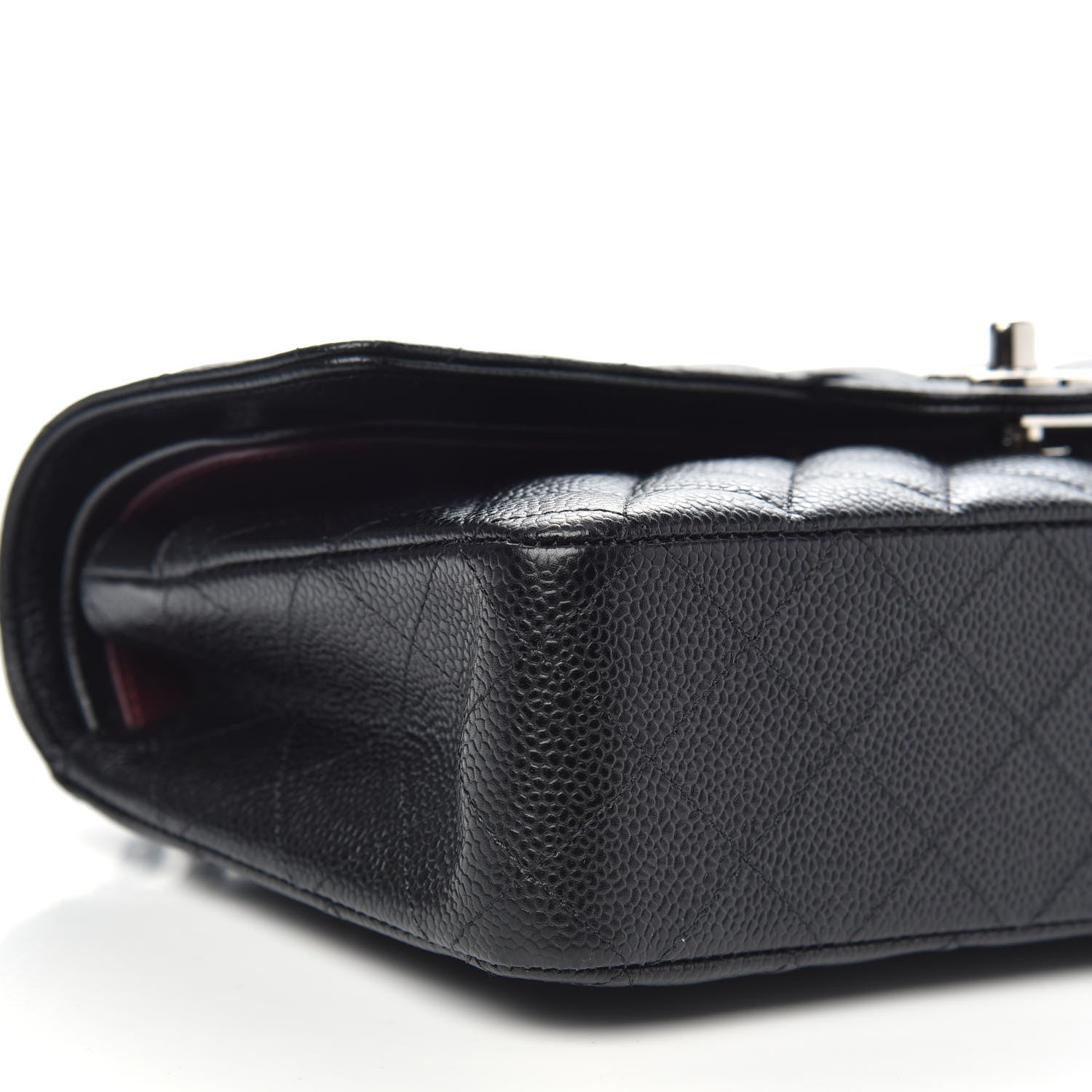 Chanel Caviar Quilted Medium Double Flap Black 9 of 11