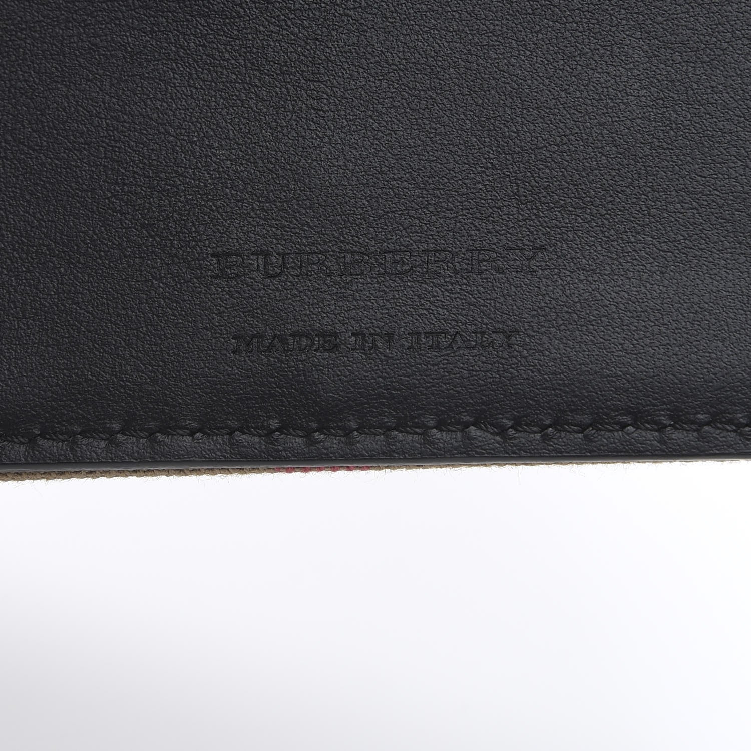 Burberry House Check Luna French Wallet Black 5 of 5