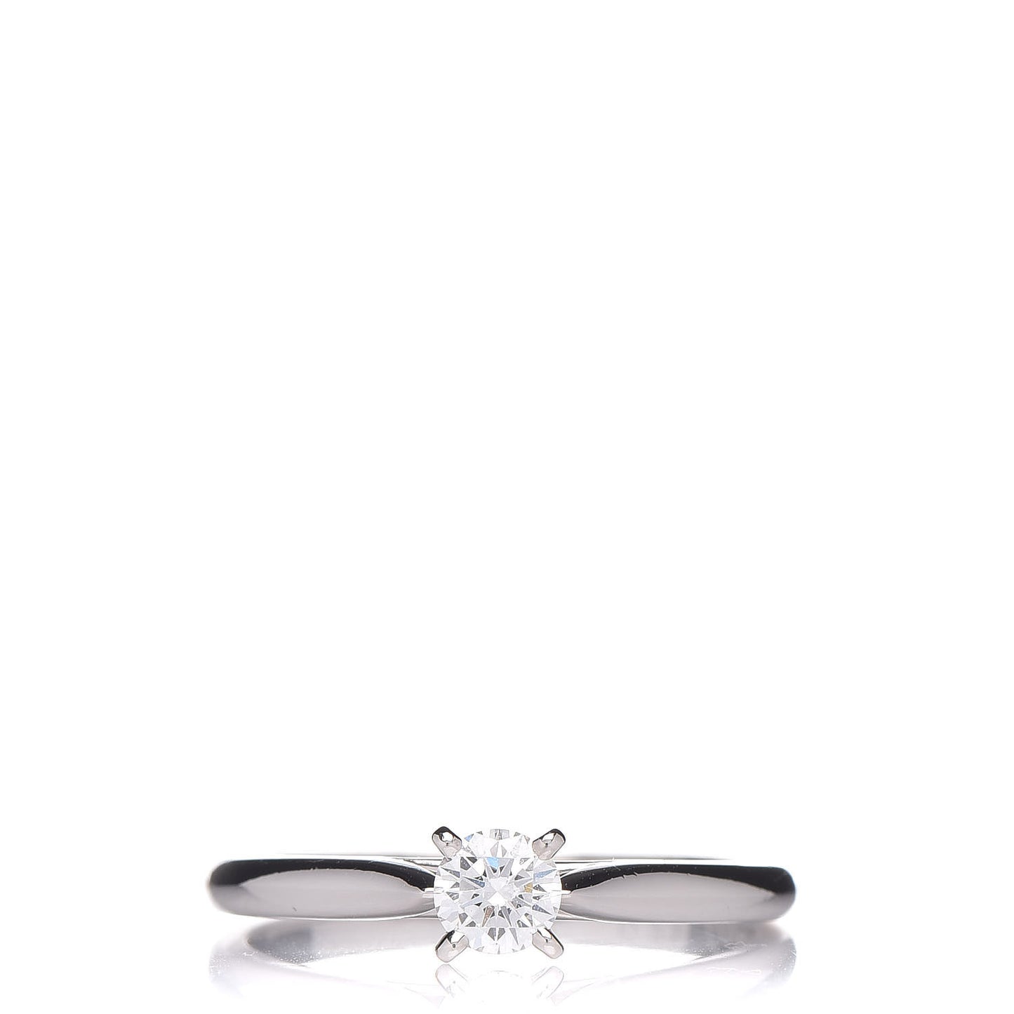 Platinum Diamond .23ct 1895 Solitaire Ring 51 5.75