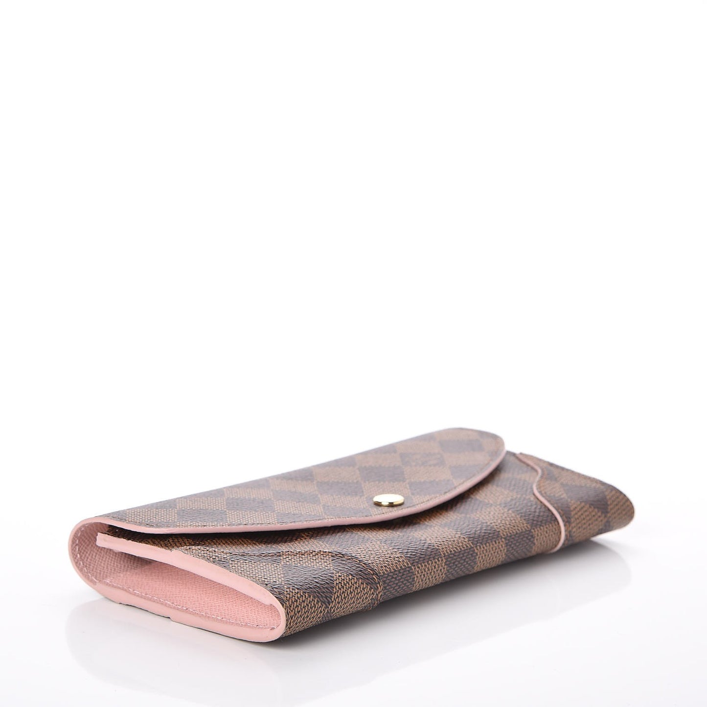 Damier Ebene Caissa Wallet Rose Ballerine