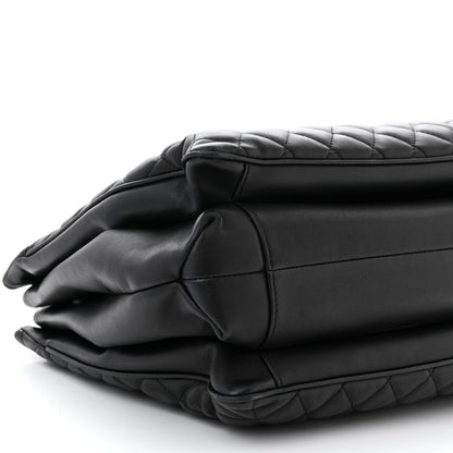 Chanel Lambskin Quilted Coco Vintage Tote Black 10 of 13