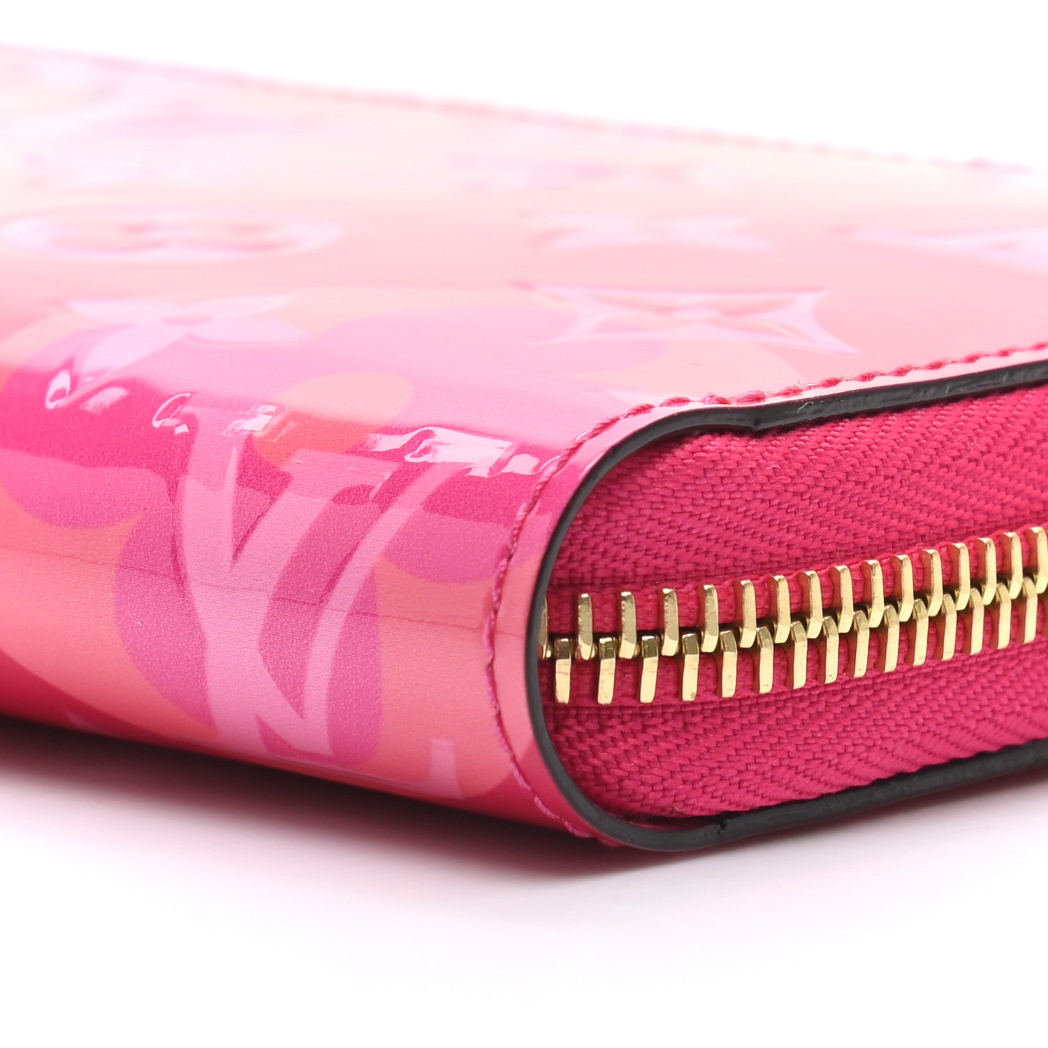 Louis Vuitton Vernis Valentine Zippy Wallet Fuchsia 8 of 10