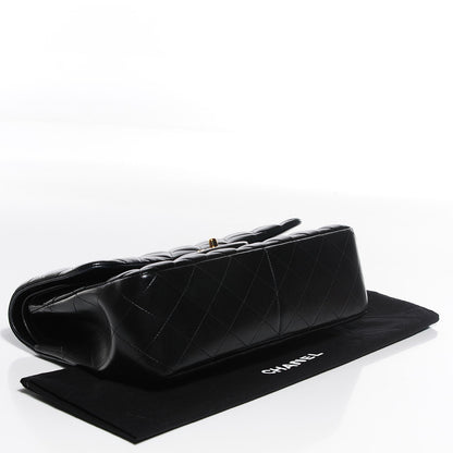 Chanel Lambskin Quilted Jumbo Double Flap Black 4 of 8