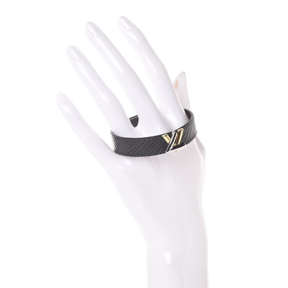 Louis Vuitton Epi Twist It Bracelet 17 Black 2 of 7