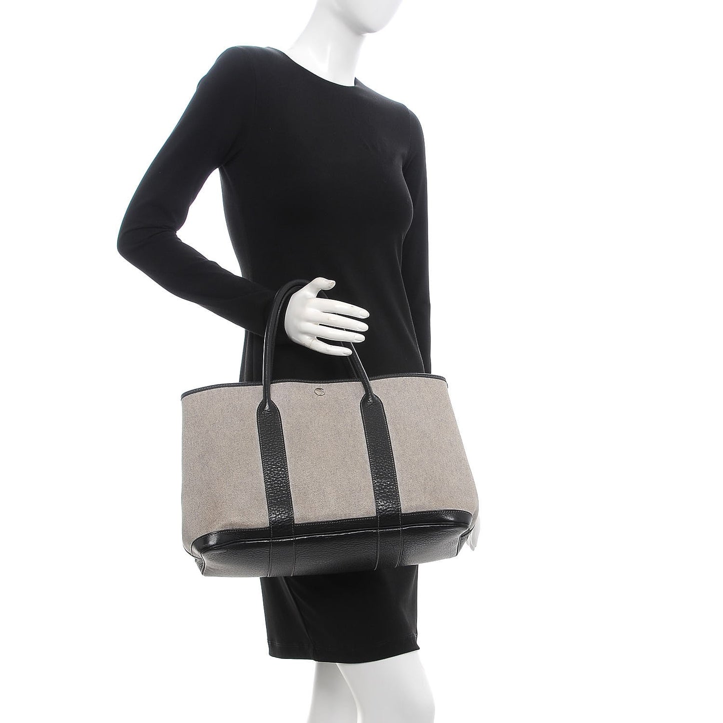 Buffle Skipper Toile Garden Party 36 MM Tote Black