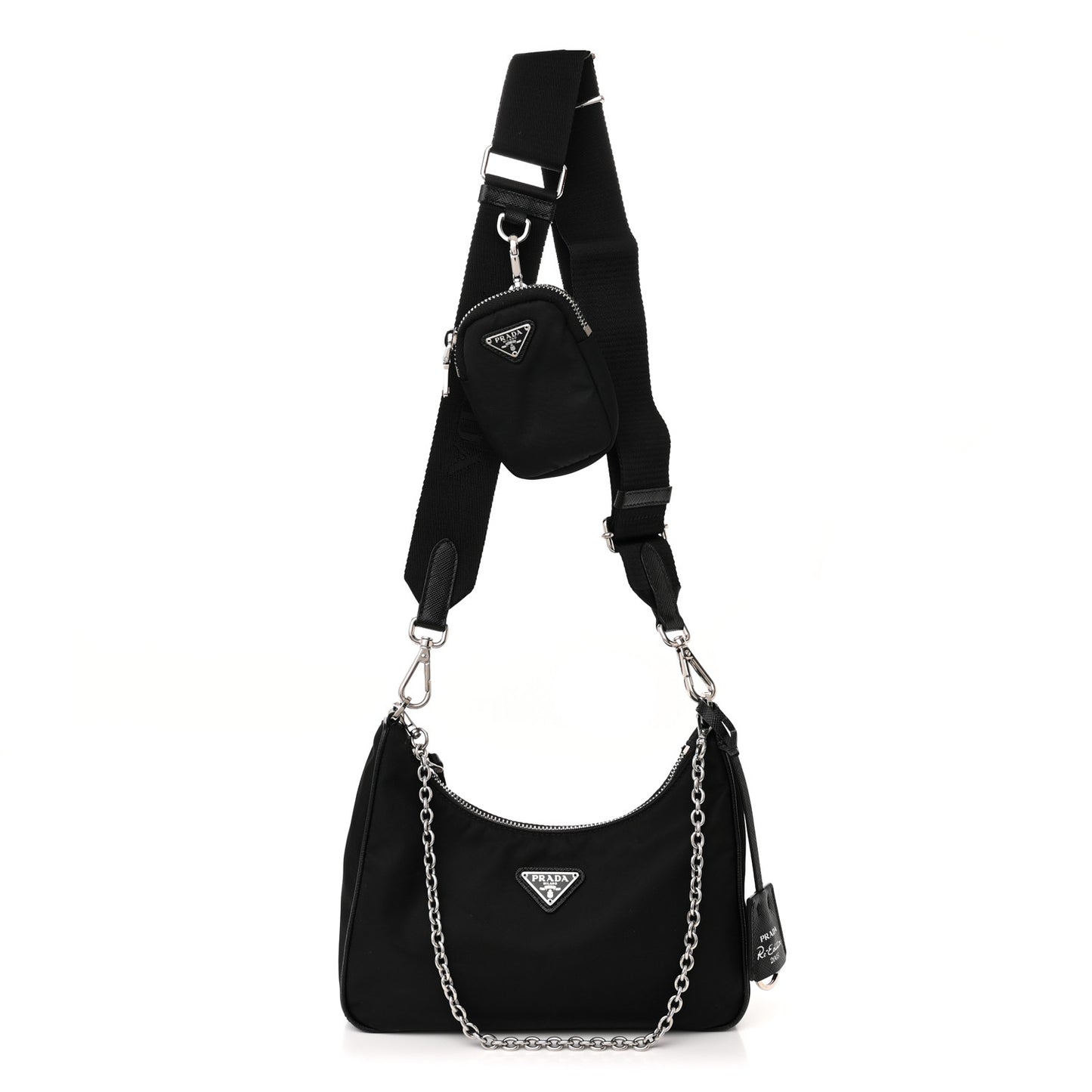 Nylon Re-Edition 2005 Shoulder Bag Black