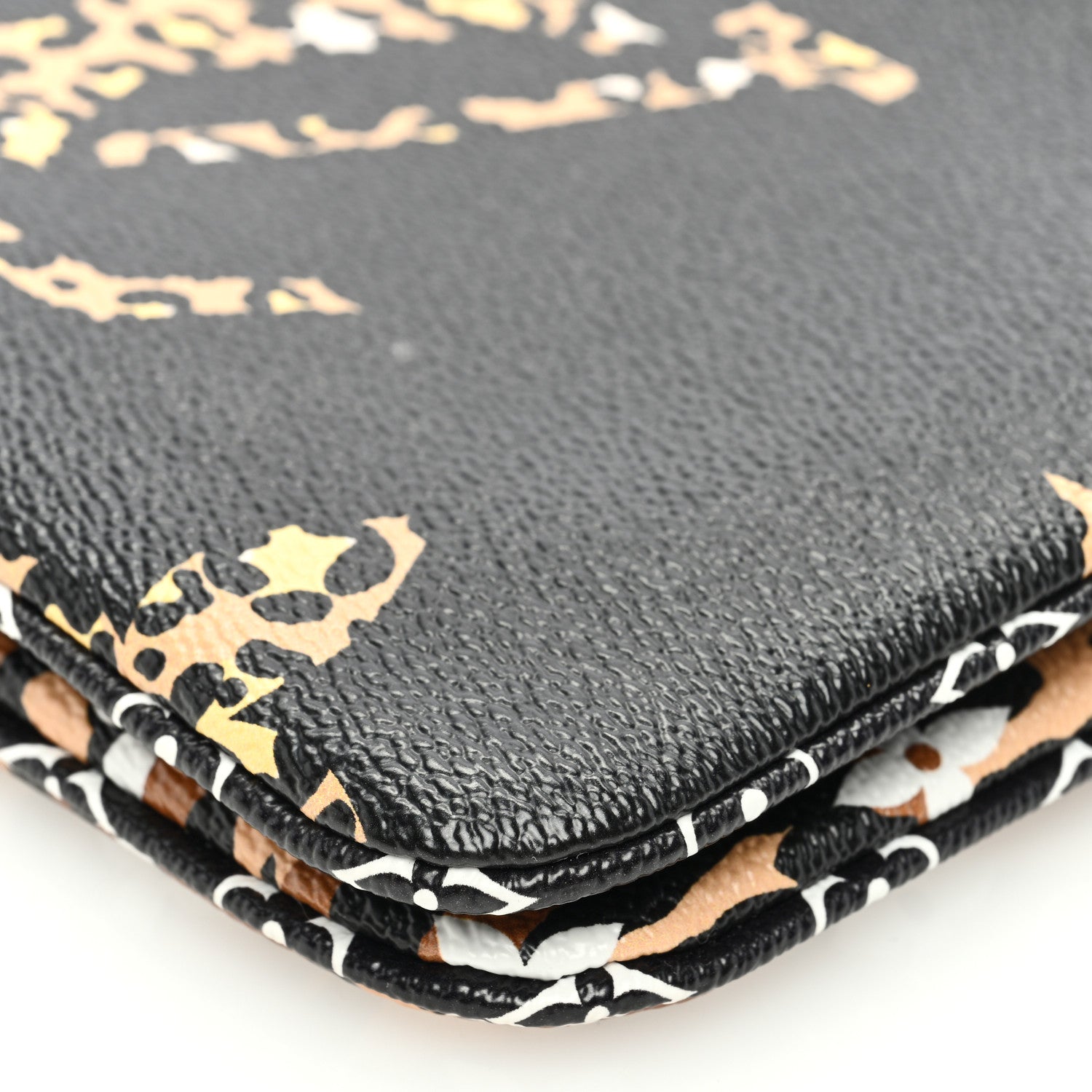 Louis Vuitton Monogram Giant Jungle Pochette Double Zip Black 5 of 10