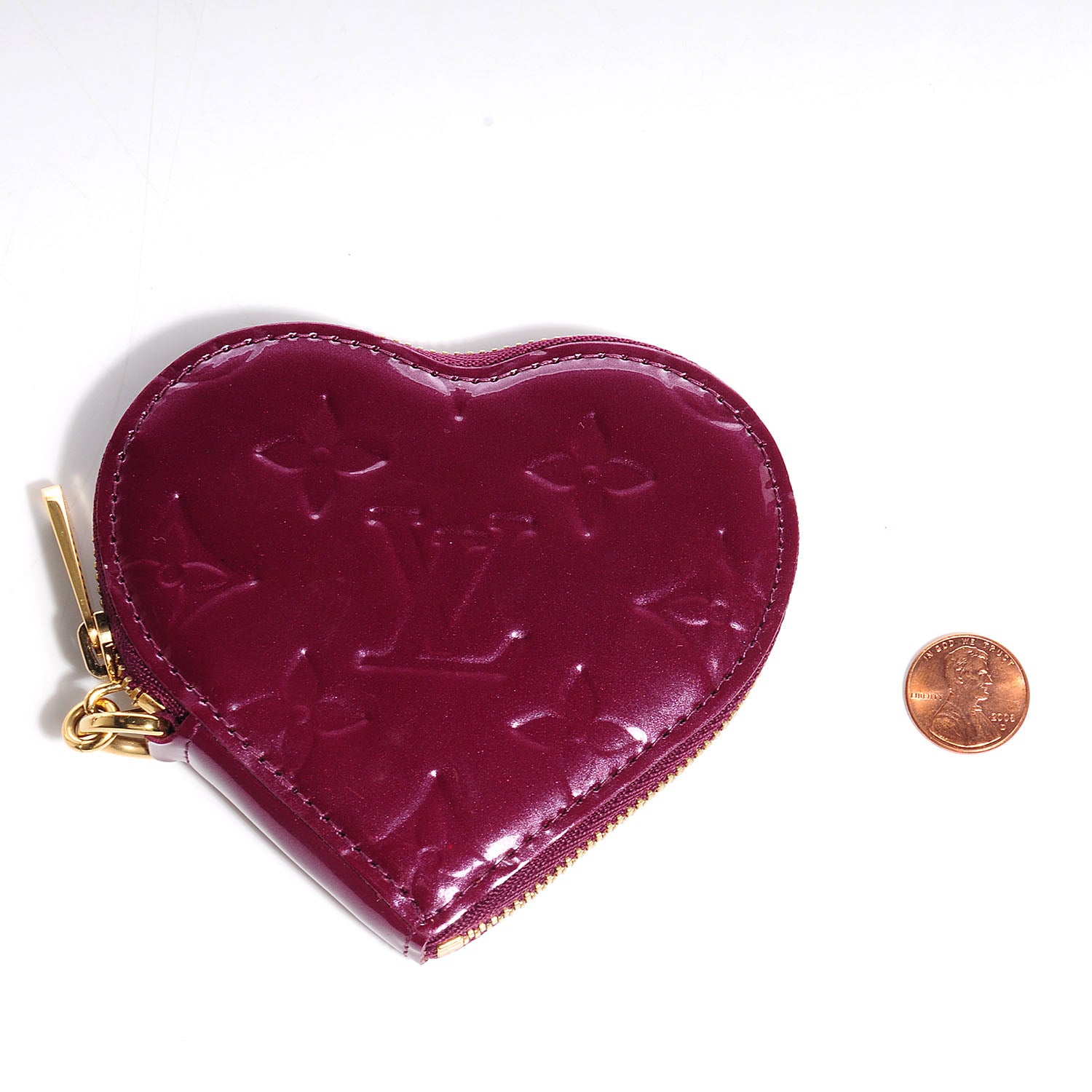 Louis Vuitton Vernis Heart Coin Purse Violet 82858 – FASHIONPHILE