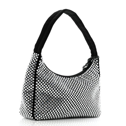 Prada Satin Crystal Mini Re-Edition 2000 Bag Cristal 3 of 10