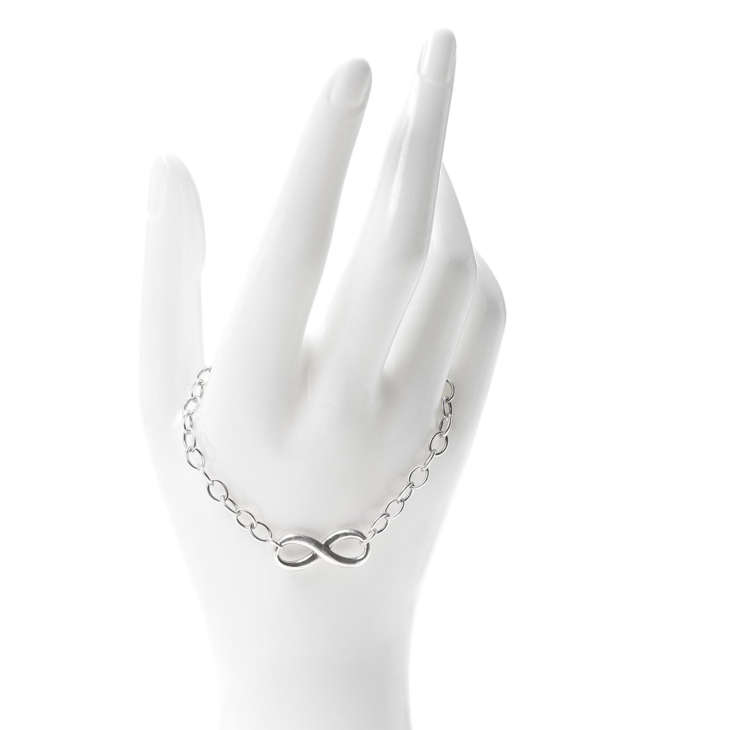 Sterling Silver Infinity Chain Bracelet