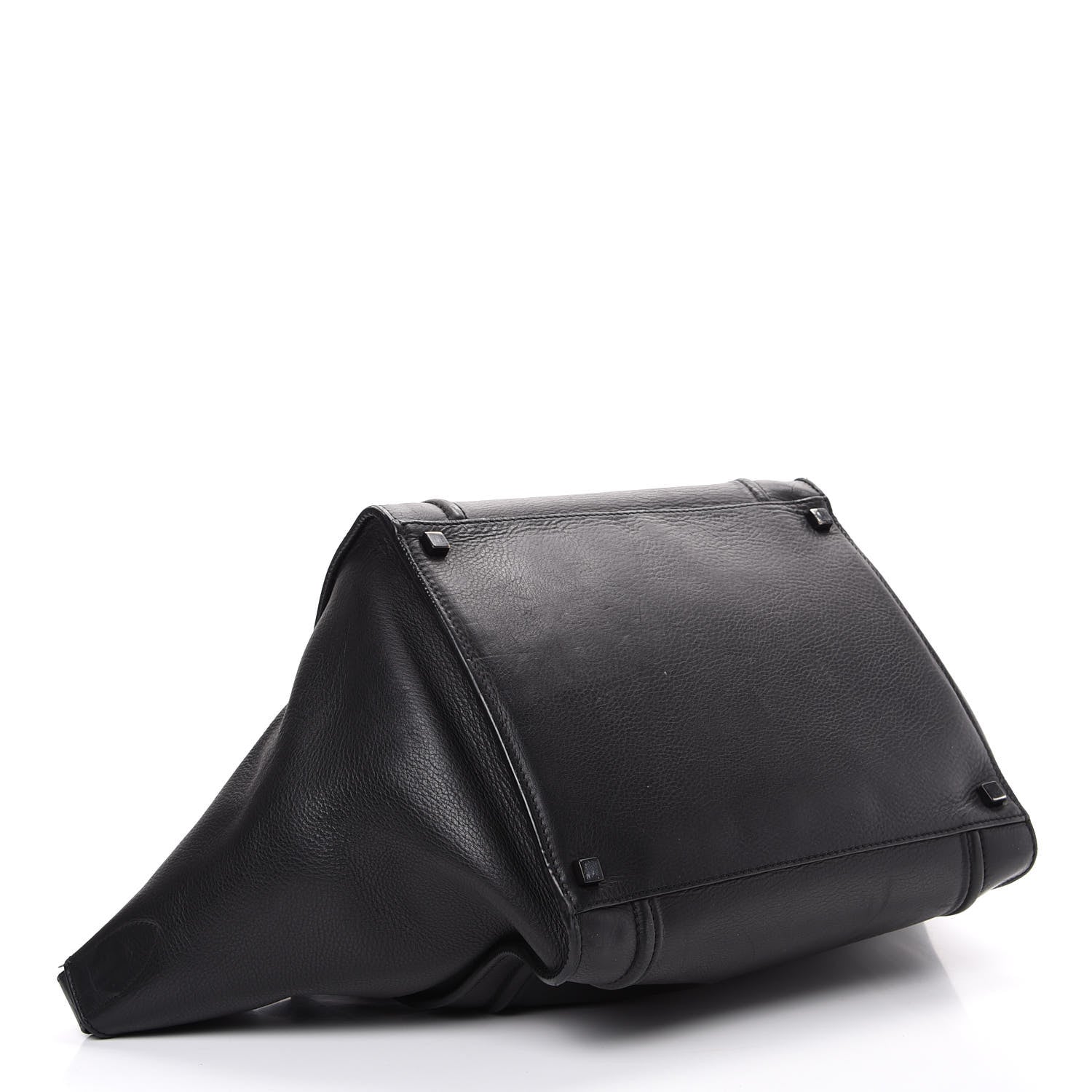 Celine Supple Calfskin Medium Phantom Luggage Black 3 of 25