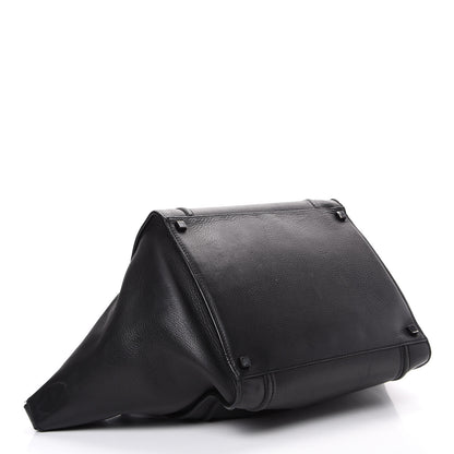 Celine Supple Calfskin Medium Phantom Luggage Black 3 of 25