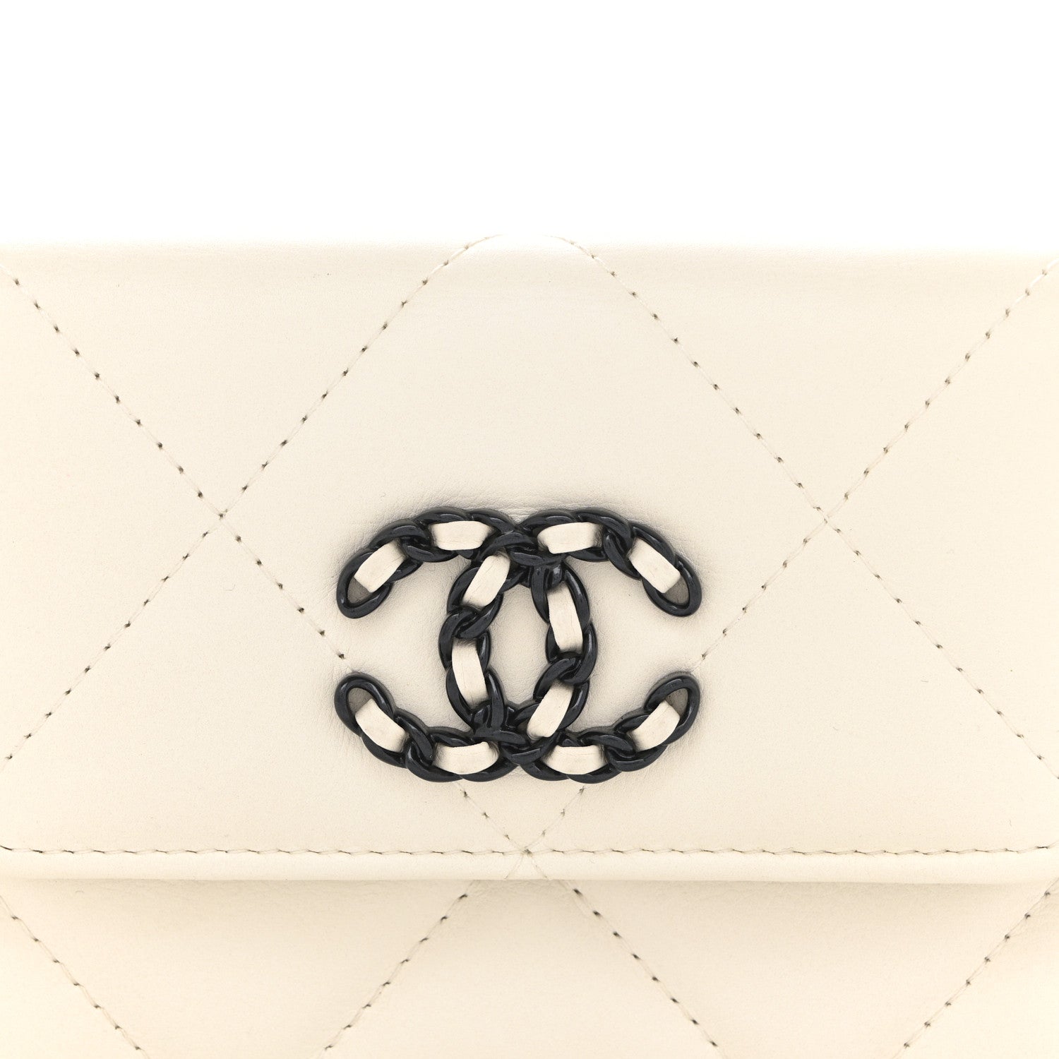 Chanel Caviar Quilted My Everything Belt Flap Card Holder White 8 of 11