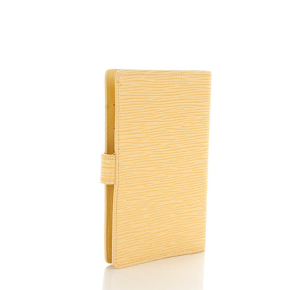 Louis Vuitton Epi Small Ring Agenda Cover Vanilla 3 of 7