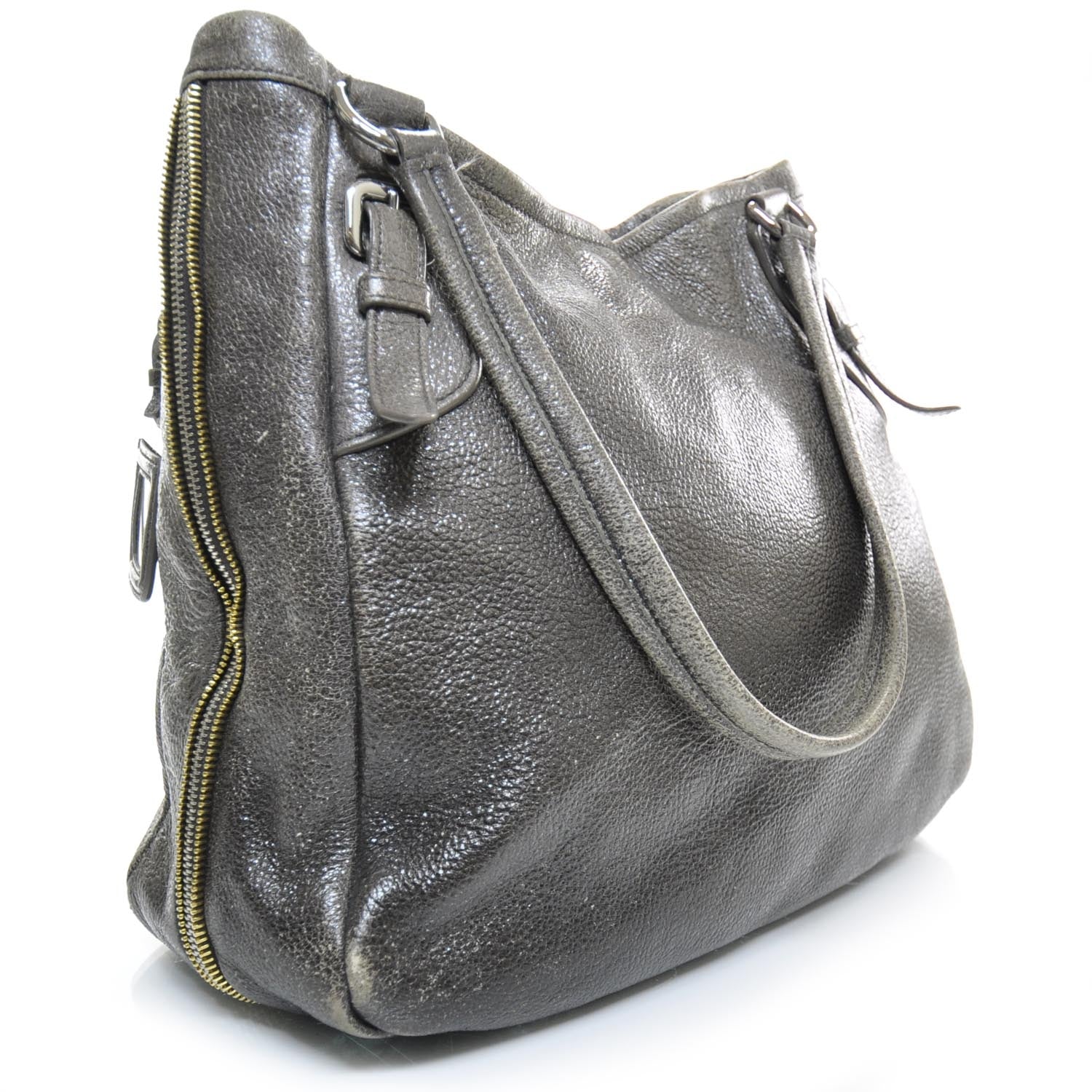 Prada Cervo Lux Ombre Zippered Tote 2 of 12