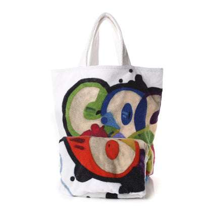 Chanel Terry Cotton Beach Tote Towel Set White Multicolor 1 of 13