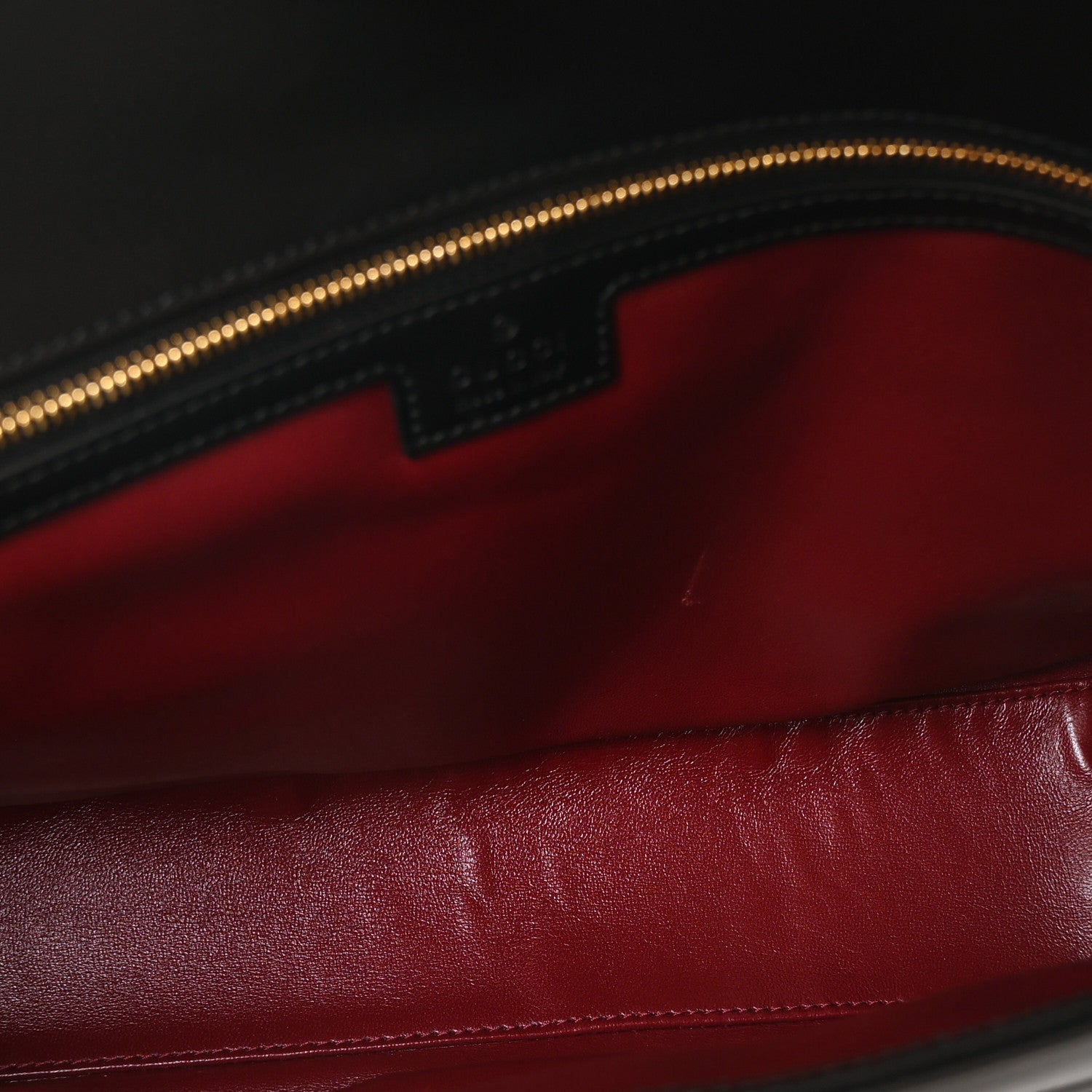 Gucci Calfskin Matelasse Large Horizontal GG Marmont Shoulder Bag Black 5 of 10
