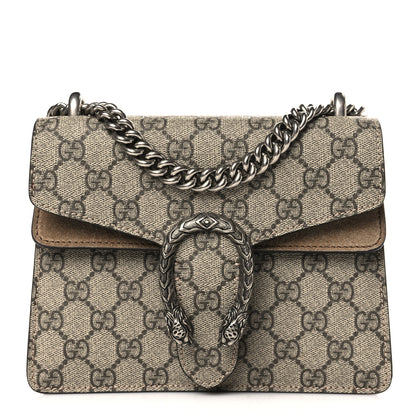 Gucci GG Supreme Monogram Mini Dionysus Shoulder Bag Taupe 1 of 9