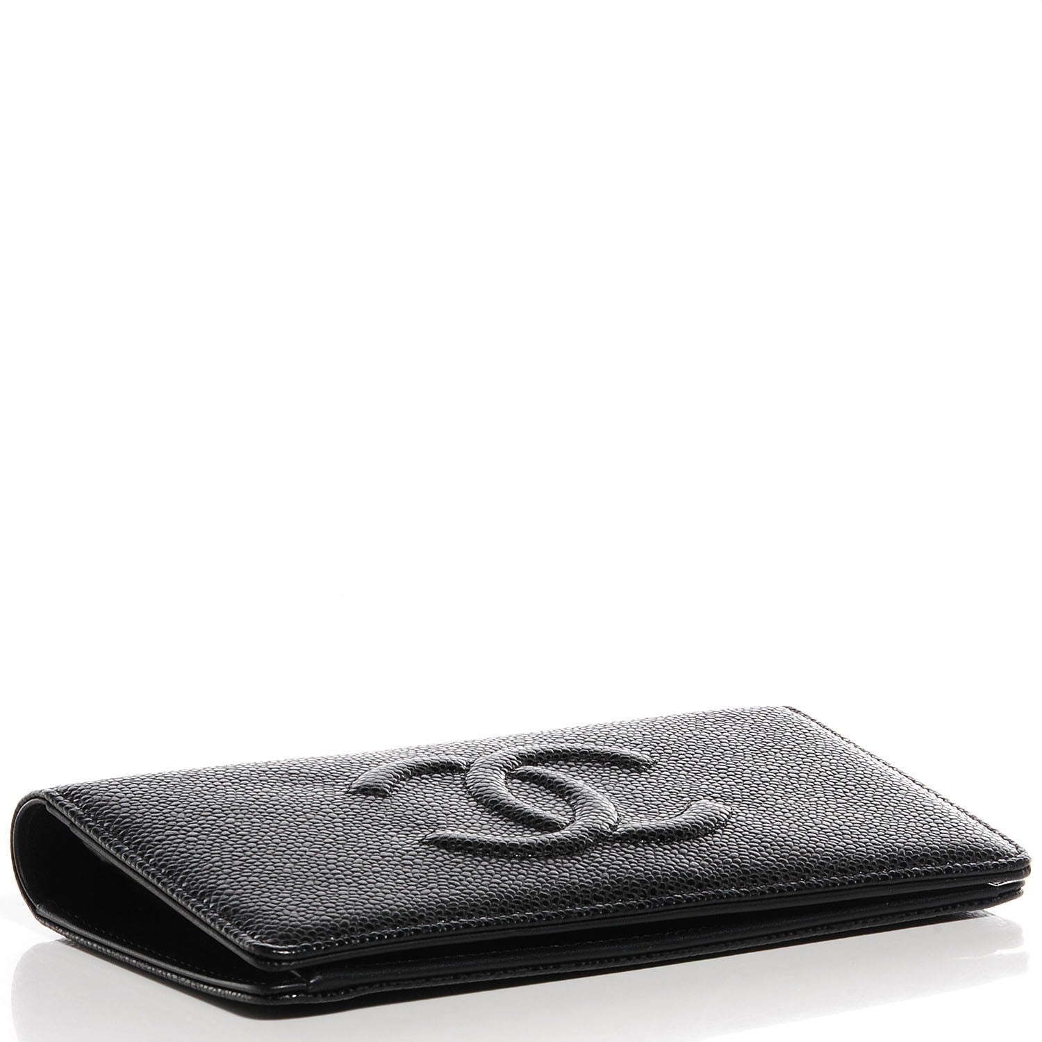 Chanel Caviar Yen CC Wallet Black 4 of 8