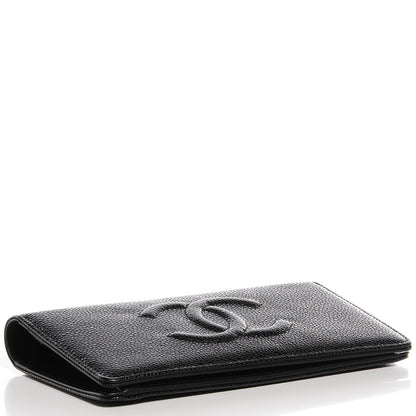 Chanel Caviar Yen CC Wallet Black 4 of 8