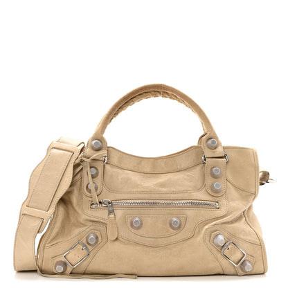 Balenciaga Agneau Giant 21 Silver Hardware City Praline 1 of 18