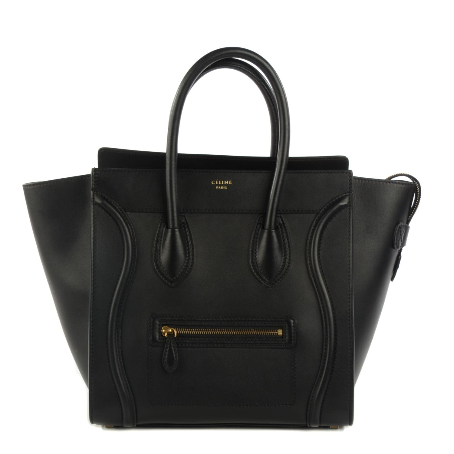 Celine Smooth Calfskin Mini Luggage Black 1 of 8