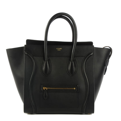 Celine Smooth Calfskin Mini Luggage Black 1 of 8