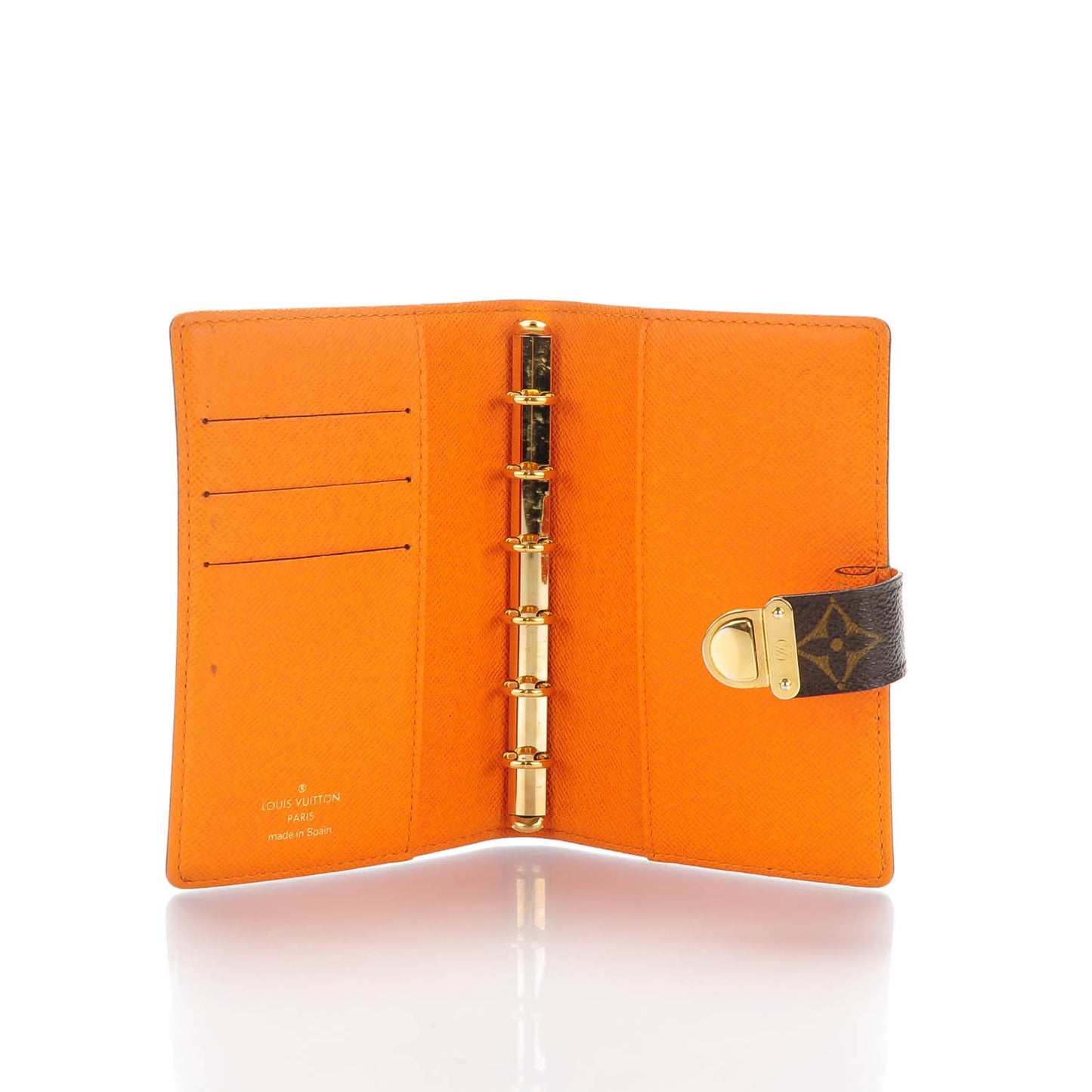 Monogram Koala Small Ring Agenda Cover Orange
