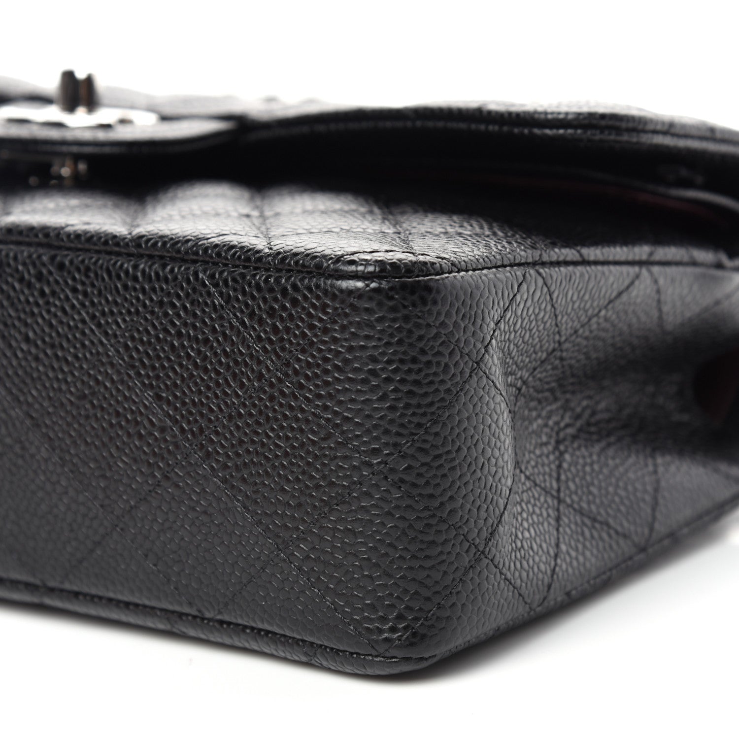 Chanel Caviar Quilted Small Double Flap Black 9 of 11